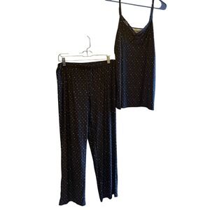 MIXED SIZING Ladies Lounge wear Sleep wear set XL top M bottoms Polka Dot‎